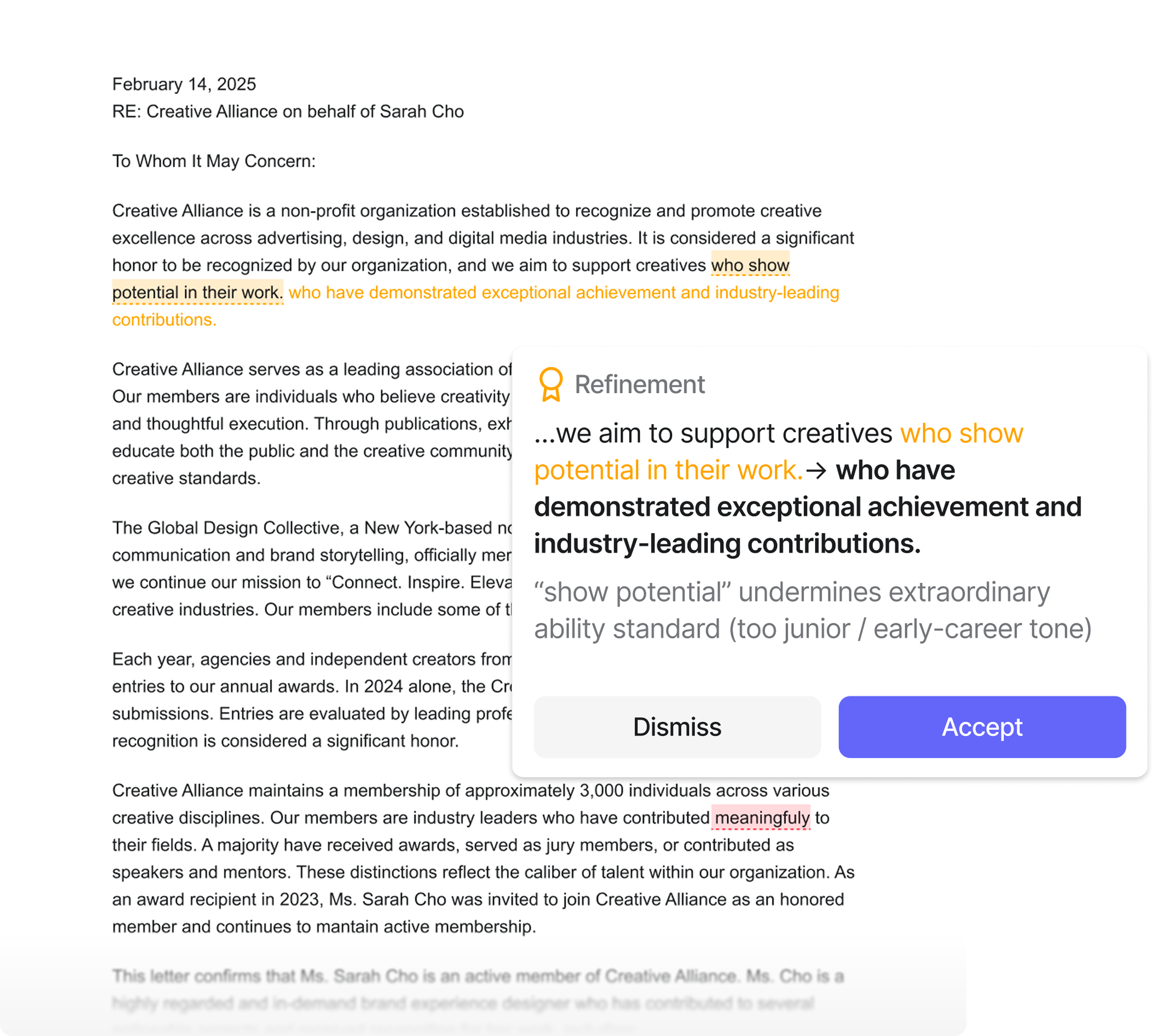 AI evidence organization